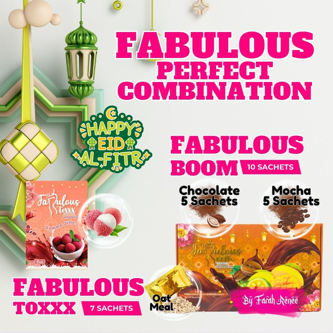 Set Combo Fabulous Boom + Fabulous Toxxx Original HQ