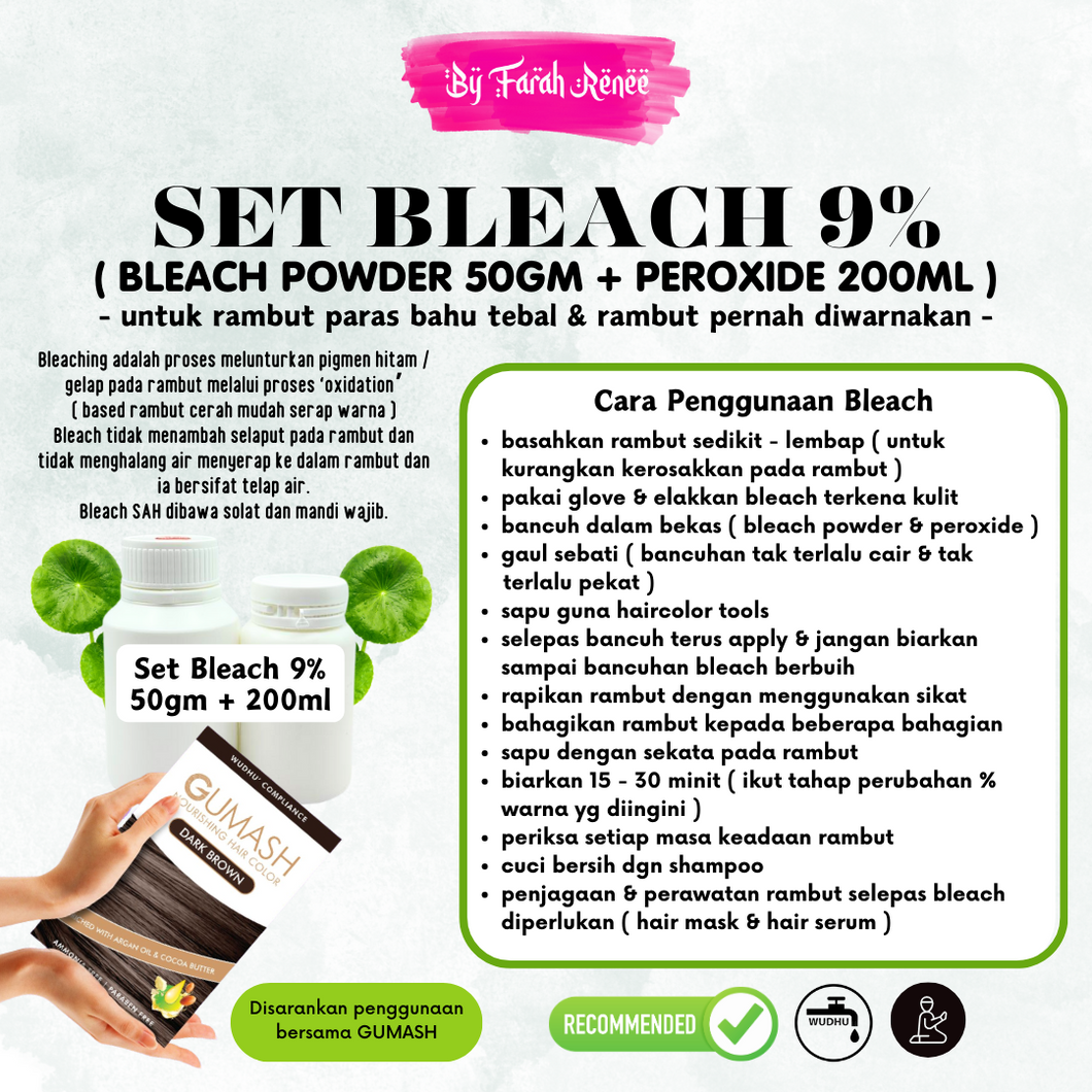 Bleach 9% ( 50gm + 200ml )