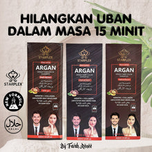 Load image into Gallery viewer, HALAL STARPLEX ARGAN Shampoo Uban HALAL Pewarna Rambut Telus Air Hitam Beruban Inai Henna Speedy Hair Color Shampoo
