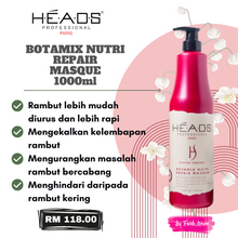 Load image into Gallery viewer, HEADS PROFESSIONAL PARIS Shampoo Set Hair Care Tonic Serum 1000mL 300mL
