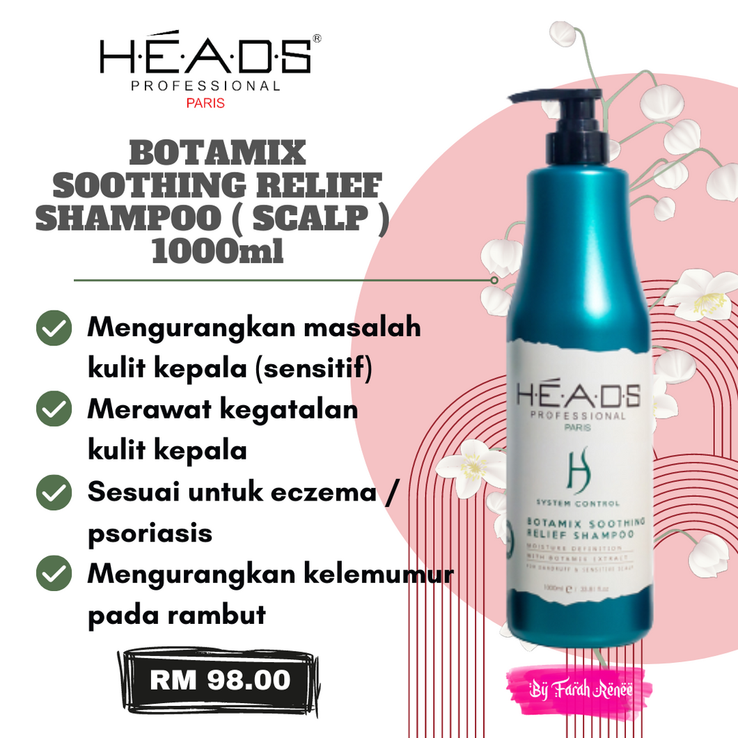 Botamix Soothing Relief Shampoo ( Scalp ) 1000ml By Heads