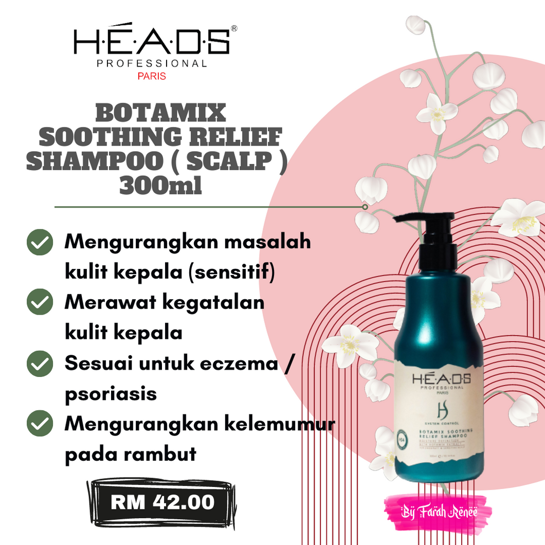 Botamix Soothing Relief Shampoo ( Scalp ) 300ml By Heads