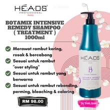 Load image into Gallery viewer, Botamix Intensive Shampoo Treatment 1000ml By Heads
