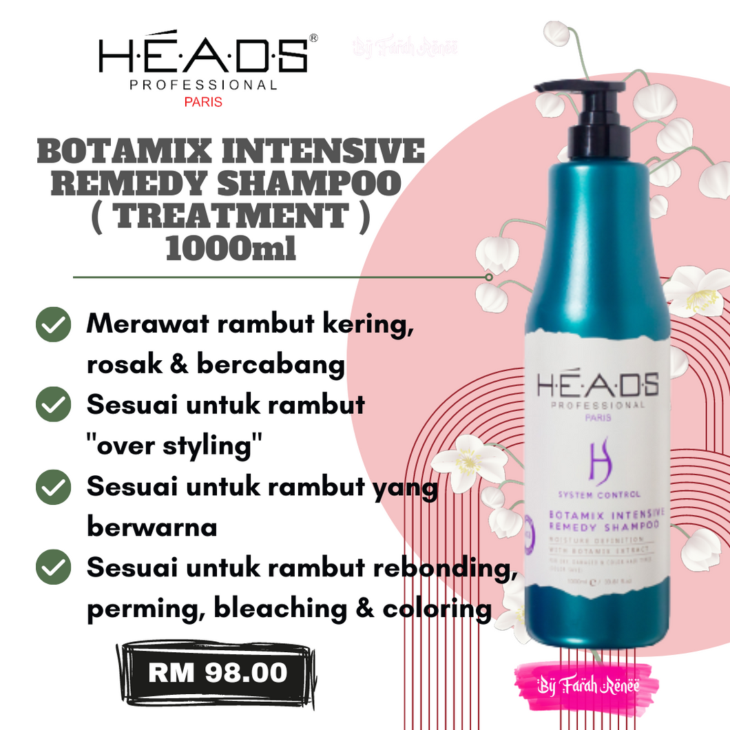 Botamix Intensive Shampoo Treatment 1000ml By Heads