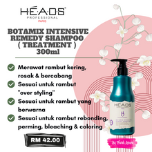 Load image into Gallery viewer, Botamix Intensive Shampoo ( Treatment ) 300ml By Heads
